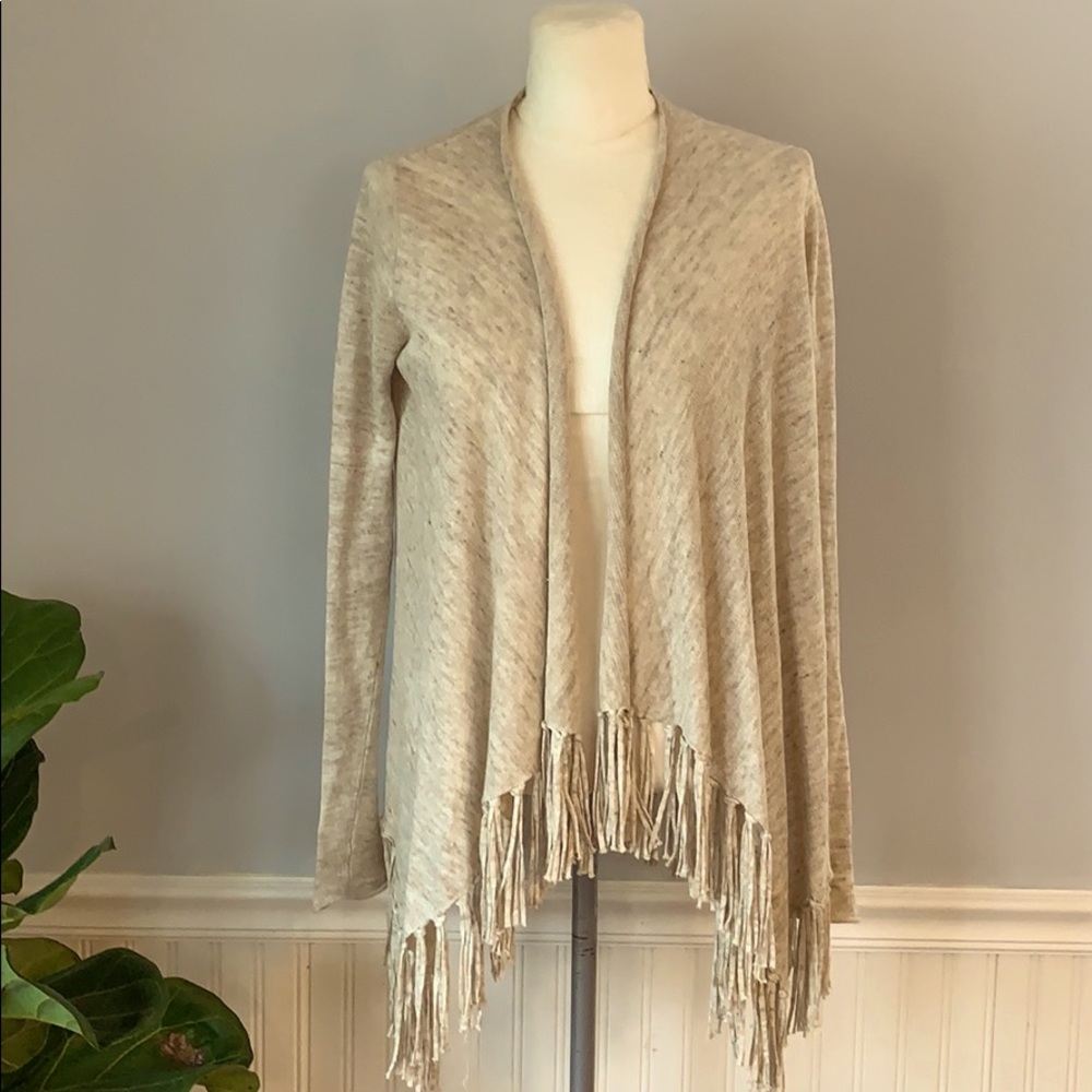 Calypso St Barth Lenzetta Fringe Open Cardigan XS